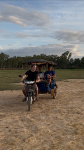 Tuktuk rijden Cambodja